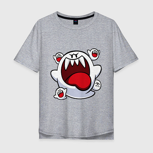 Мужская футболка оверсайз Mario Bu / Меланж – фото 1