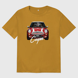 Мужская футболка оверсайз Авто Mini Cooper
