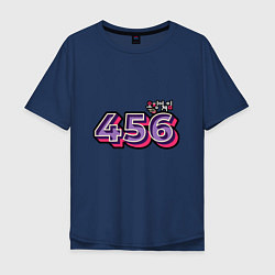 Мужская футболка оверсайз Игрок - 456