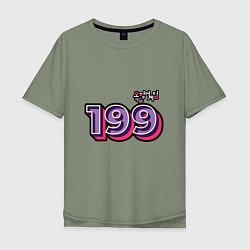 Мужская футболка оверсайз Игрок - 199