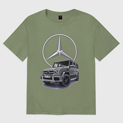 Мужская футболка оверсайз Mercedes Gelendwagen G63 AMG G-class G400d