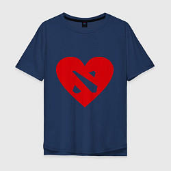 Мужская футболка оверсайз Love Dota 2