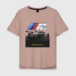 Мужская футболка оверсайз BMW M Performance Mission 8