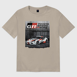 Мужская футболка оверсайз Toyota Gazoo Racing Team