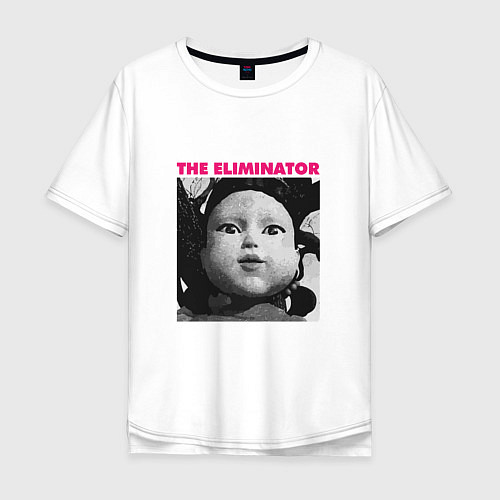 Мужская футболка оверсайз The Eliminator / Белый – фото 1