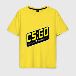 Мужская футболка оверсайз CS:GO Новая эра