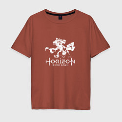 Мужская футболка оверсайз HORIZON ZERO DAWN WHITE