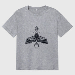 Мужская футболка оверсайз Тату моль