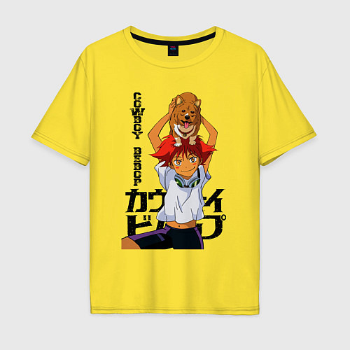 Мужская футболка оверсайз Ein & Ed / Желтый – фото 1