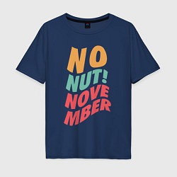 Мужская футболка оверсайз No Nut! Novemder