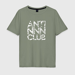 Мужская футболка оверсайз Anti NNN club