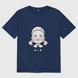 Футболка оверсайз мужская Killer - Doll, цвет: тёмно-синий