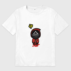 Мужская футболка оверсайз Squid Game Death