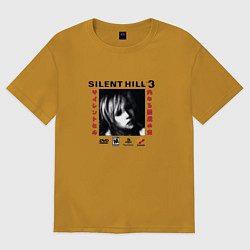 Футболка оверсайз мужская Silent Hill Heather Cotone Version, цвет: горчичный