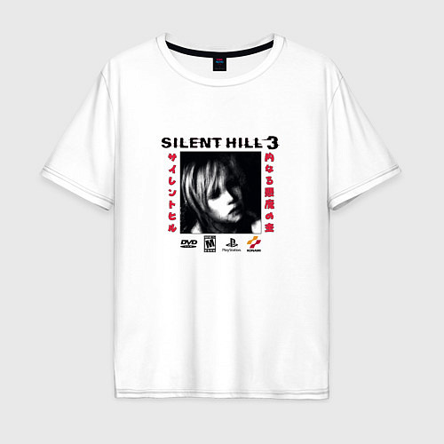 Мужская футболка оверсайз Silent Hill Heather Cotone Version / Белый – фото 1