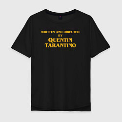 Мужская футболка оверсайз Directed by Quentin Tarantino