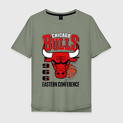 Мужская футболка оверсайз Chicago Bulls NBA