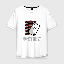 Мужская футболка оверсайз Money Heist King