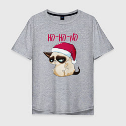 Мужская футболка оверсайз Ugly cat Ho-Ho-No