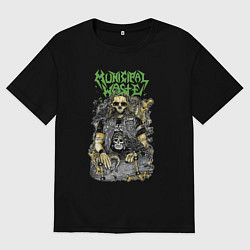 Мужская футболка оверсайз Municipal Waste - crossover thrash style!