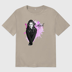 Футболка оверсайз мужская Адель, цвет: миндальный