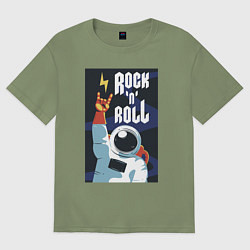 Мужская футболка оверсайз Space Rocknroll