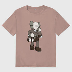 Мужская футболка оверсайз KAWS
