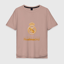 Мужская футболка оверсайз Real Madrid Logo