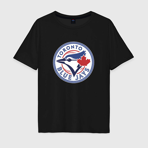 Мужская футболка оверсайз Toronto Blue Jays / Черный – фото 1