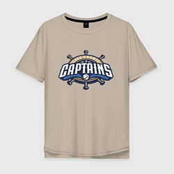 Мужская футболка оверсайз Lake County Captains - baseball team