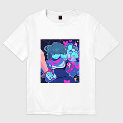 Футболка оверсайз мужская Deltarune Vol 5, цвет: белый