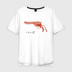 Мужская футболка оверсайз Andy Warhol revolver