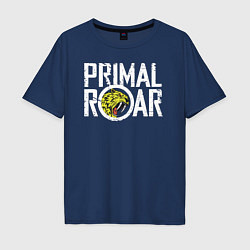 Мужская футболка оверсайз PRIMAL ROAR logo