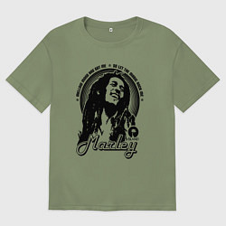 Футболка оверсайз мужская Боб, цвет: авокадо