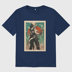 Мужская футболка оверсайз Jett art