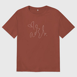 Мужская футболка оверсайз Adele Автограф