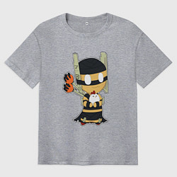 Футболка оверсайз мужская Shadow Shaman Chibi, цвет: меланж