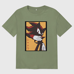 Мужская футболка оверсайз Ёж Шэдоу 006