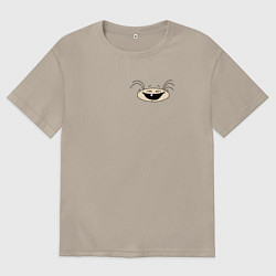 Мужская футболка оверсайз ЛОГО Масяня