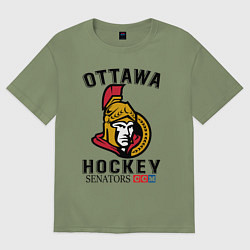 Мужская футболка оверсайз OTTAWA SENATORS ОТТАВА СЕНАТОРЗ
