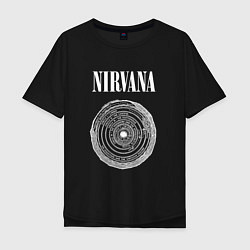 Мужская футболка оверсайз Nirvana Нирвана Круги ада