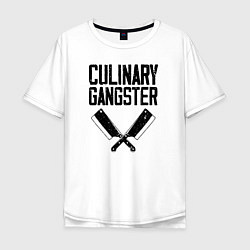 Мужская футболка оверсайз Кулинарный гангстер