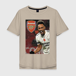 Мужская футболка оверсайз Arsenal, Pierre-Emerick Aubameyang!