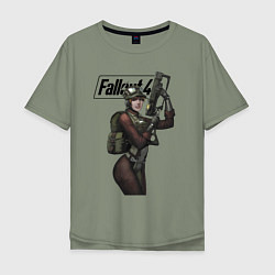 Мужская футболка оверсайз Fallout Hero