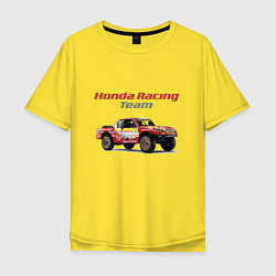 Мужская футболка оверсайз Honda racing team