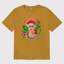 Мужская футболка оверсайз Фрида Кало Мексика Художник Феминист