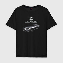 Футболка оверсайз мужская Lexus Concept Prestige, цвет: черный