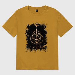 Футболка оверсайз мужская ELDEN RING SYMBOL LOGO, цвет: горчичный