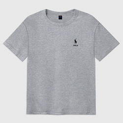 Мужская футболка оверсайз Поло Конный спорт