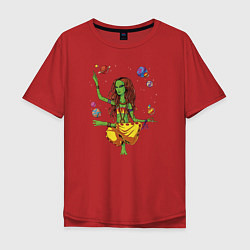 Мужская футболка оверсайз Нирвана инопланетной женщины